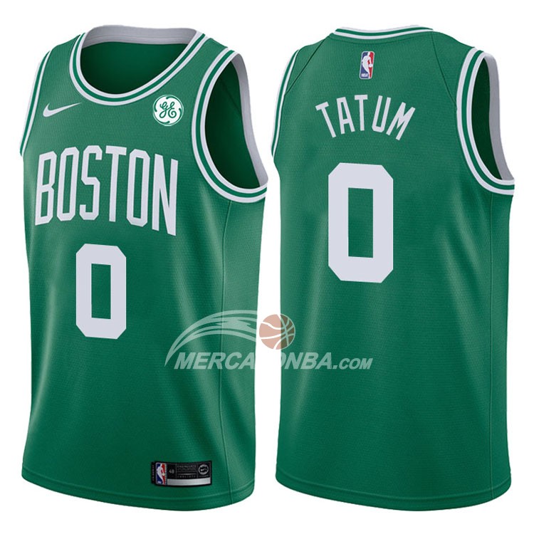 Maglia NBA Autentico Celtics Tatum 2017-18 Verde